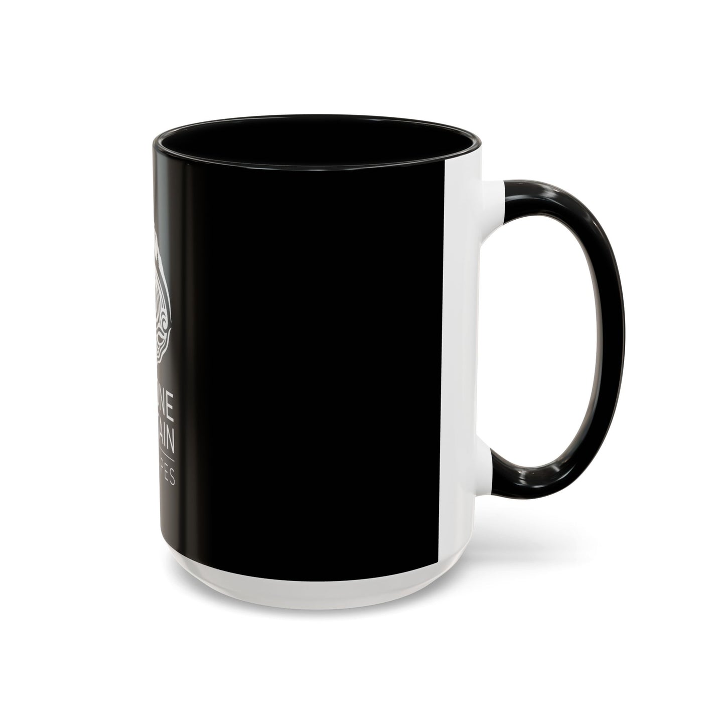 Accent Coffee Mug: Abalone - Black