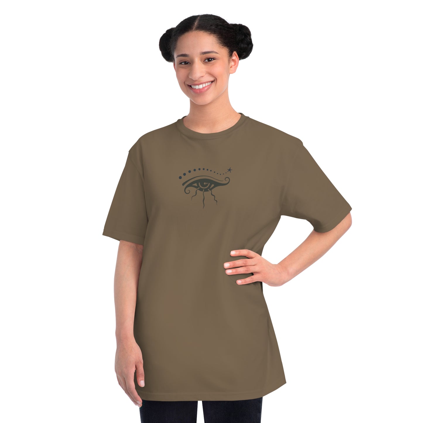 Organic Classic T-Shirt : Eye See You - Warm & Cool Gray print
