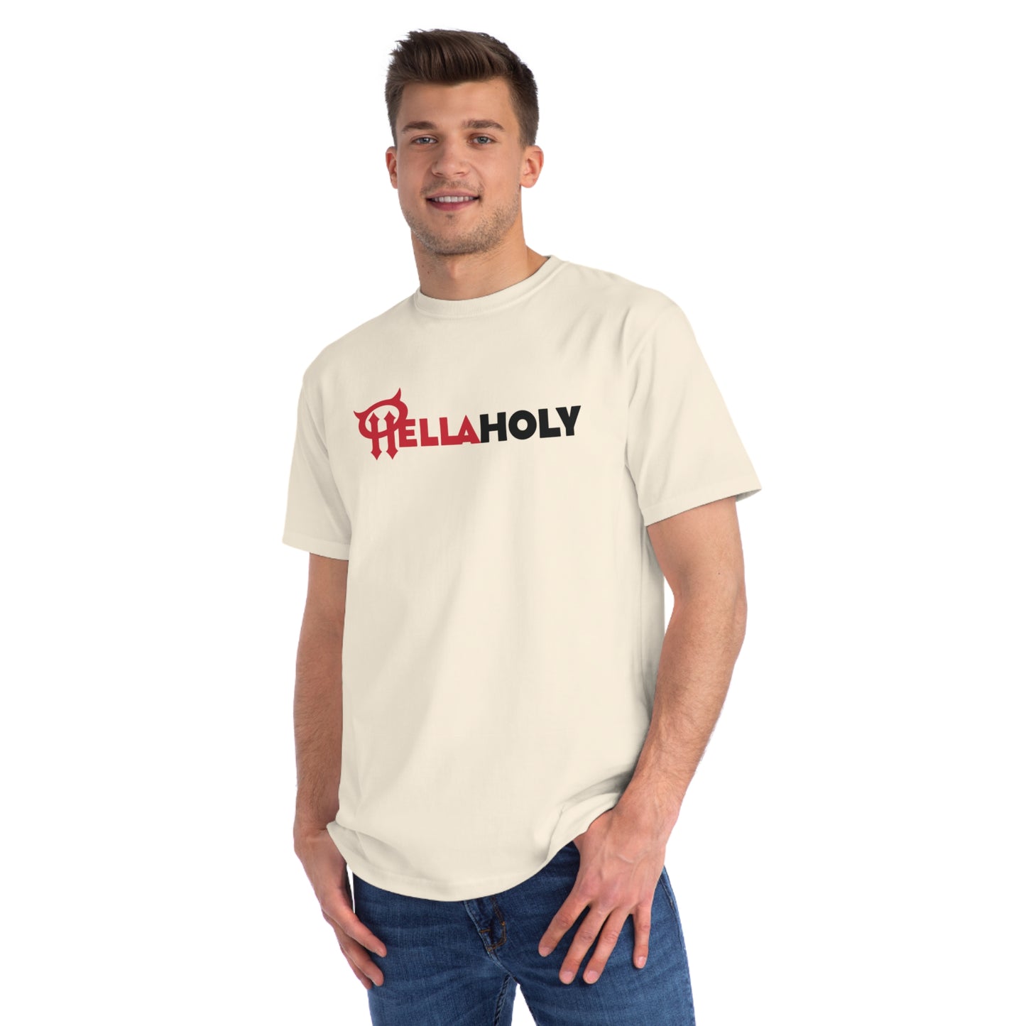 Organic T-Shirt : HellaHoly Logo 02