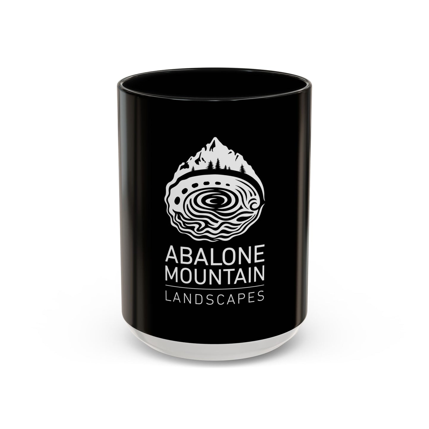Accent Coffee Mug: Abalone - Black
