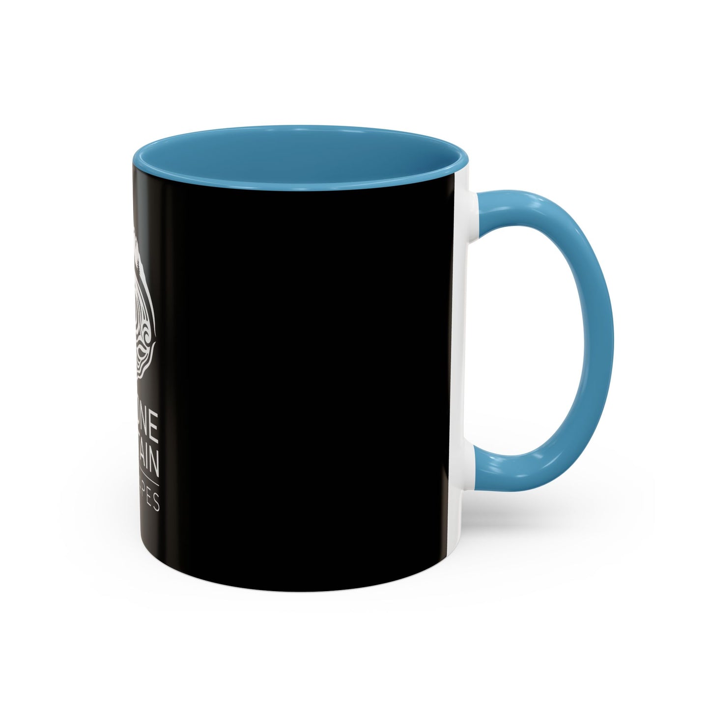 Accent Coffee Mug: Abalone - Black