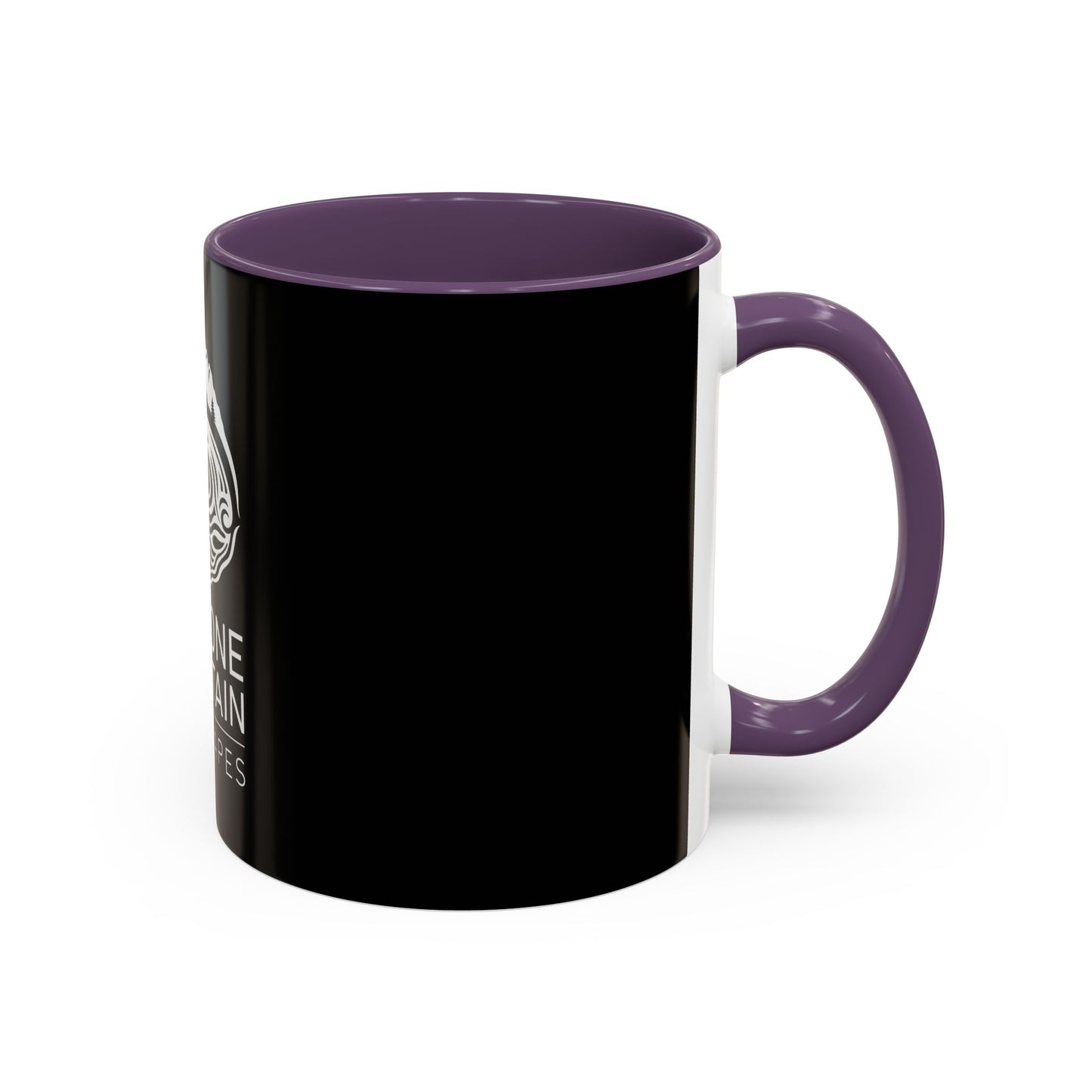 Accent Coffee Mug: Abalone - Black