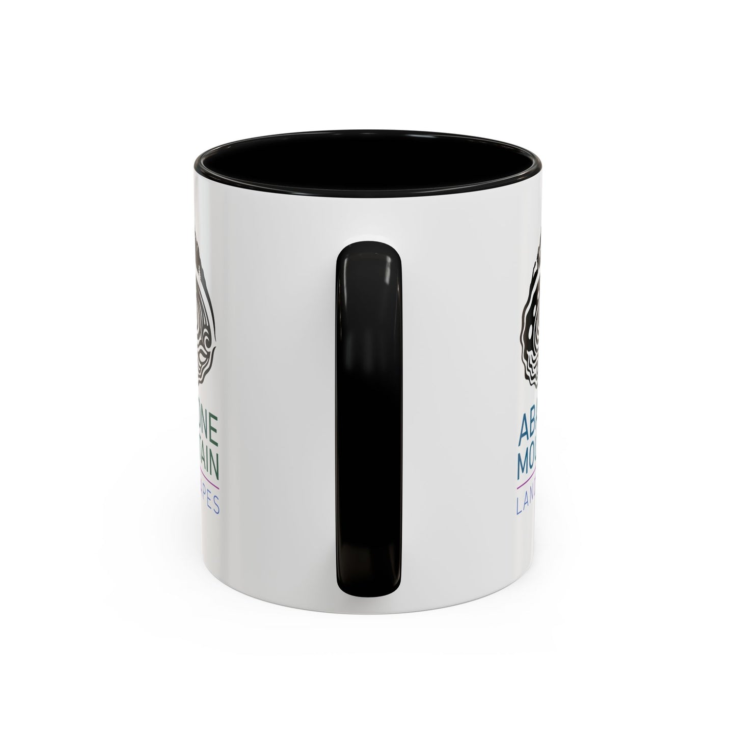 Accent Coffee Mug: Abalone - White