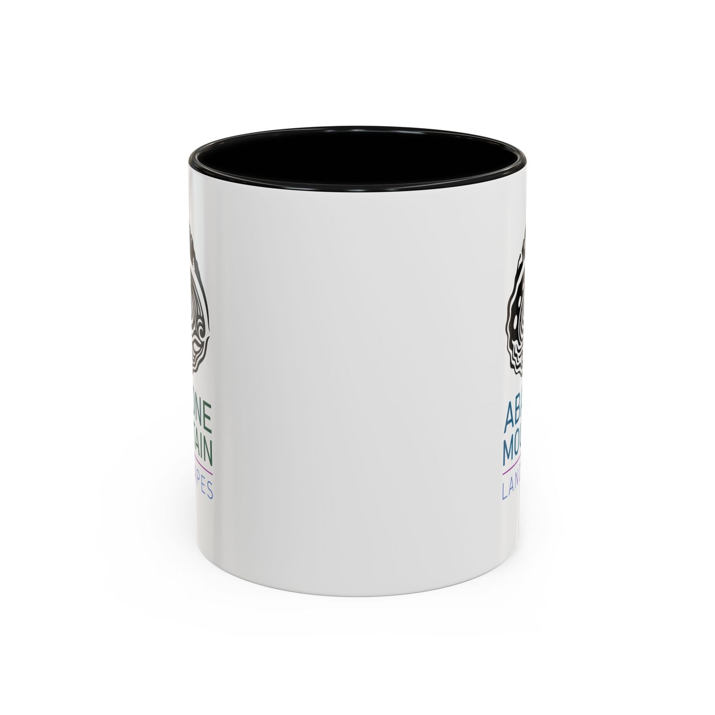 Accent Coffee Mug: Abalone - White