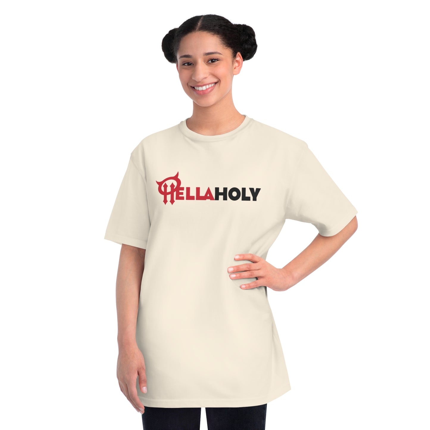 Organic T-Shirt : HellaHoly Logo 02