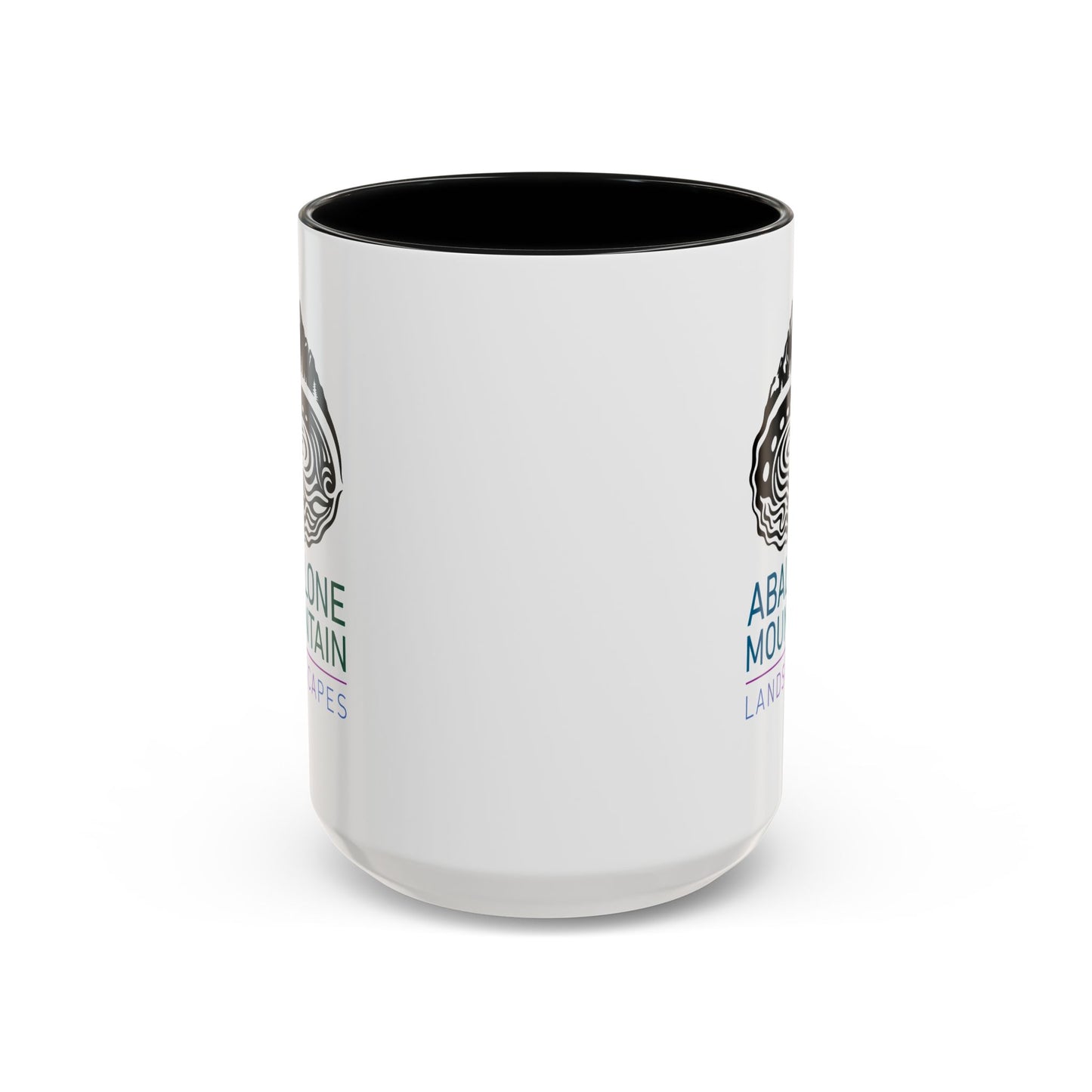Accent Coffee Mug: Abalone - White