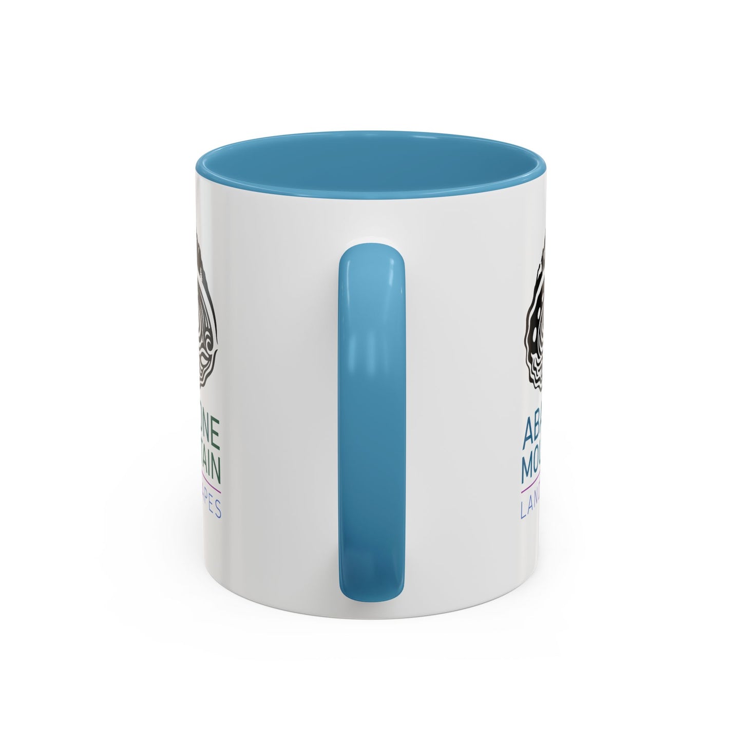 Accent Coffee Mug: Abalone - White