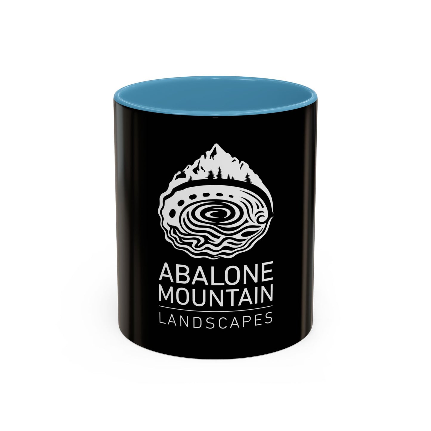 Accent Coffee Mug: Abalone - Black