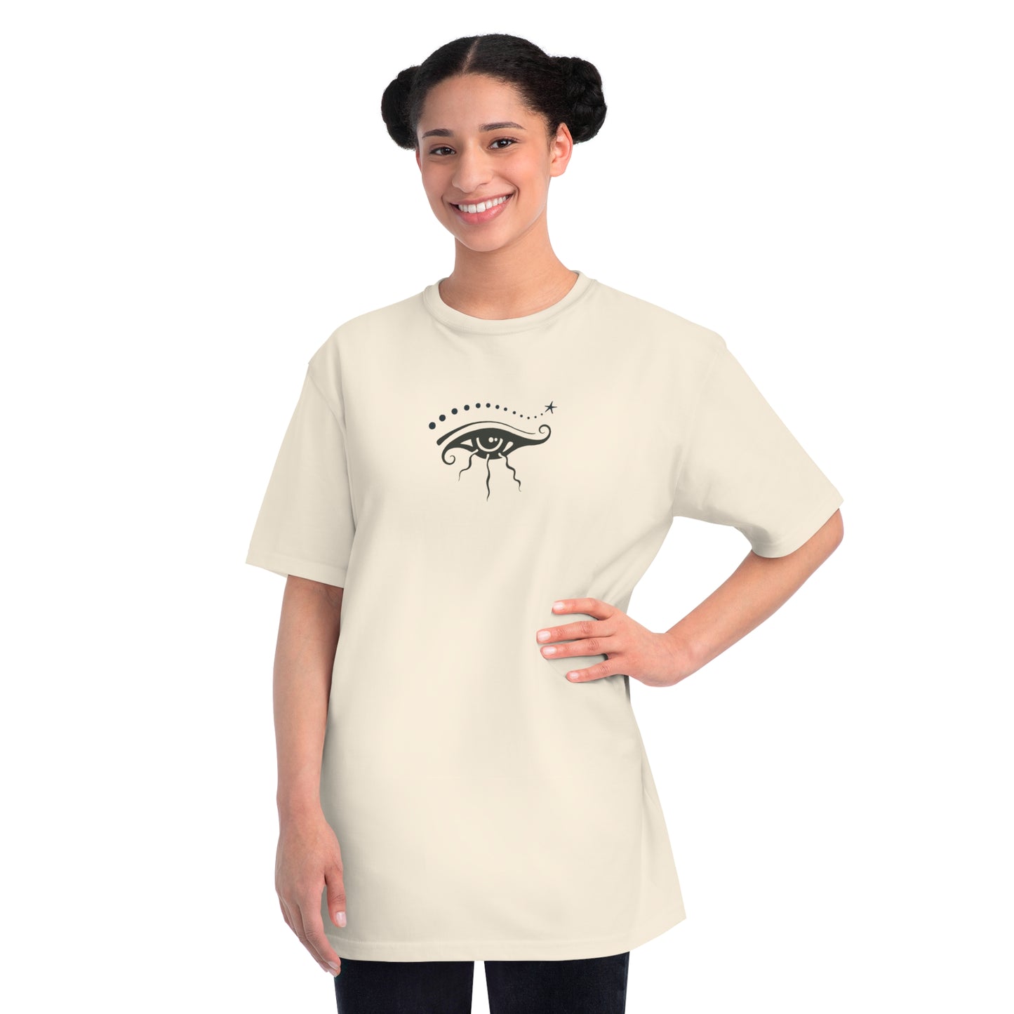 Organic Classic T-Shirt : Eye See You - Warm & Cool Gray print