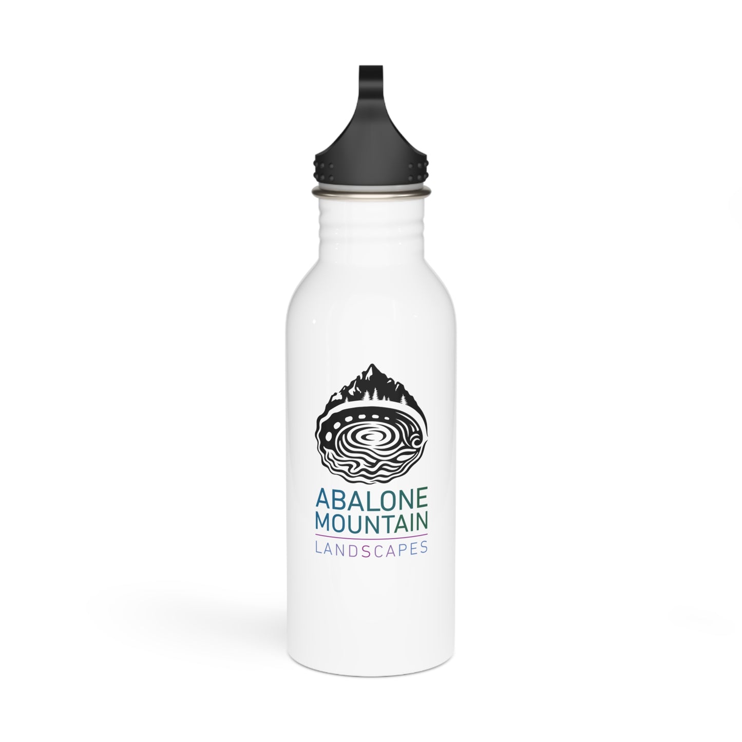 Stainless Steel Water Bottle : Abalone - White