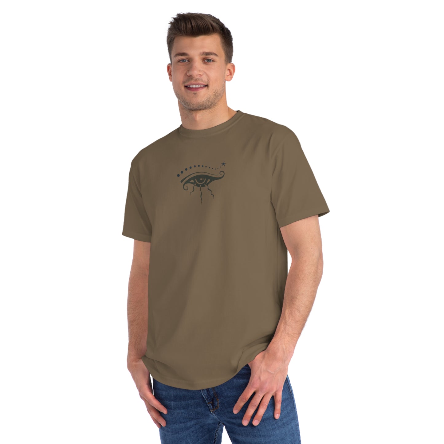 Organic Classic T-Shirt : Eye See You - Warm & Cool Gray print