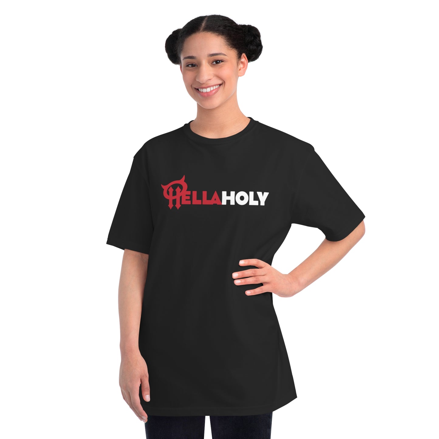 Organic T-Shirt : HellaHoly Logo 02