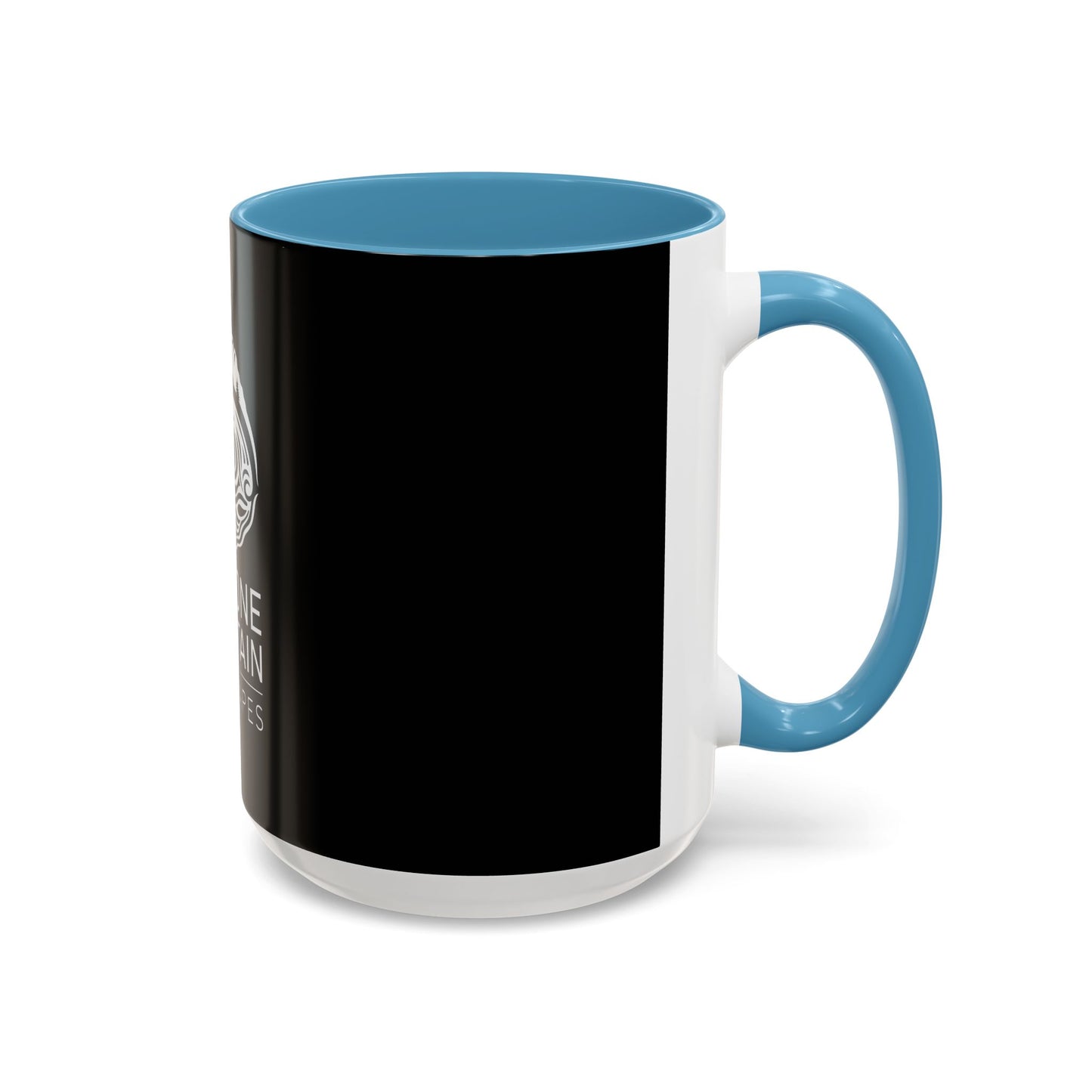 Accent Coffee Mug: Abalone - Black