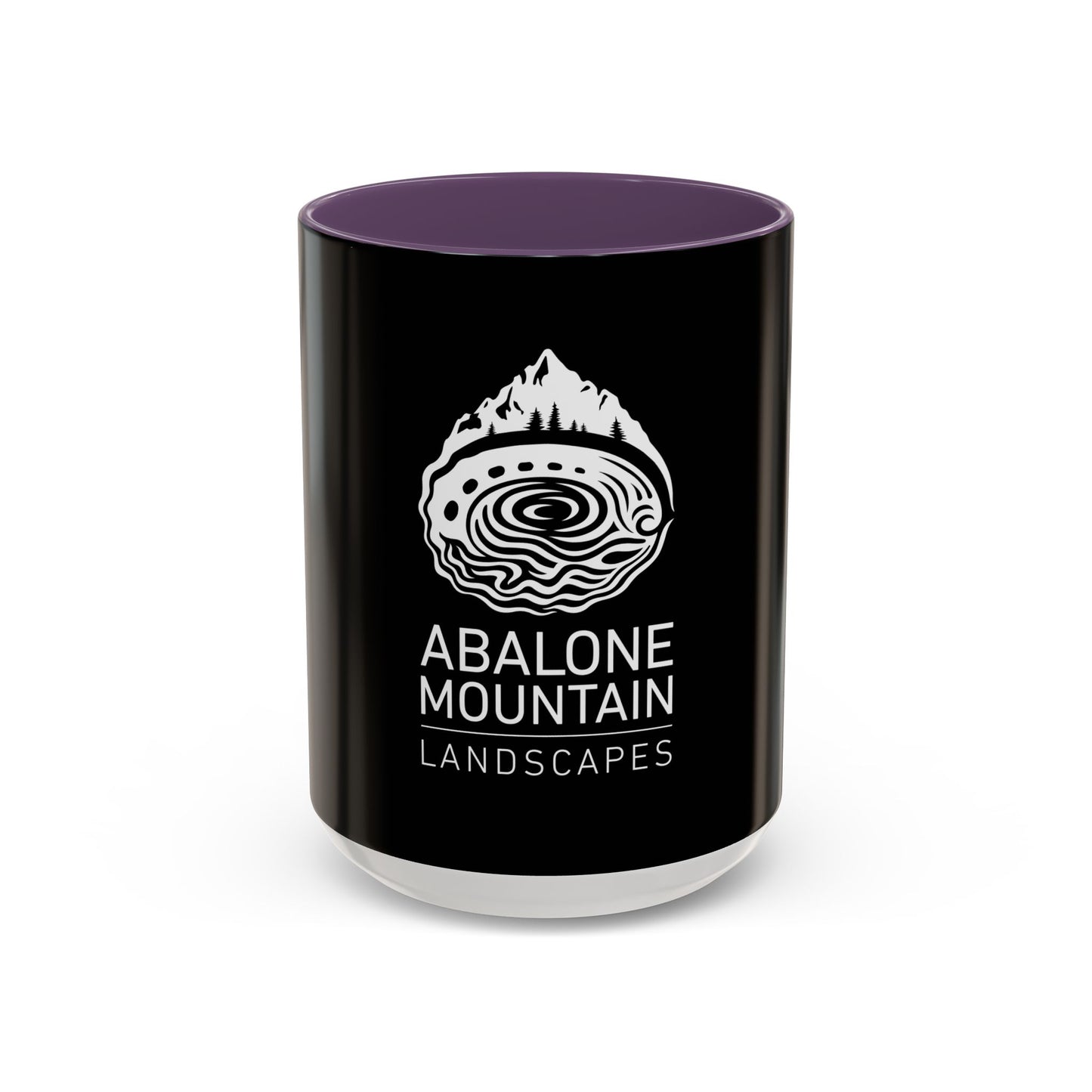 Accent Coffee Mug: Abalone - Black
