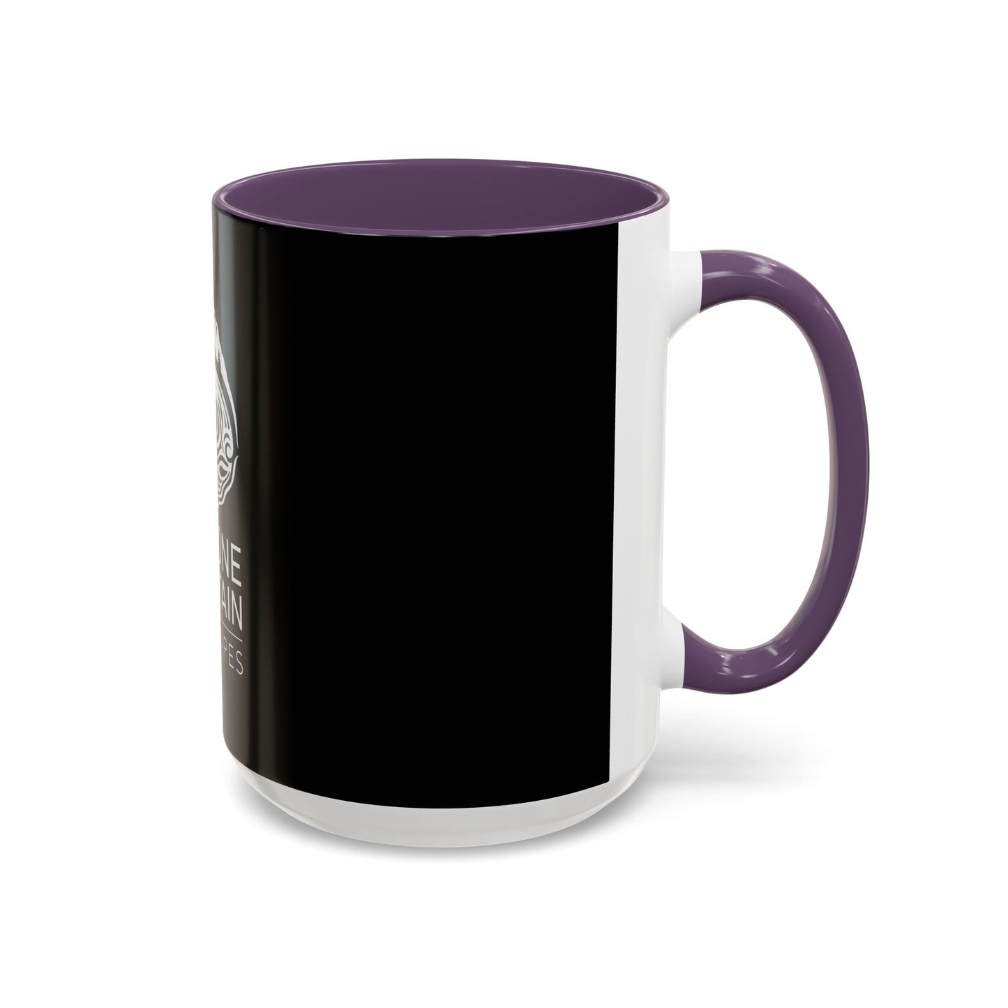 Accent Coffee Mug: Abalone - Black