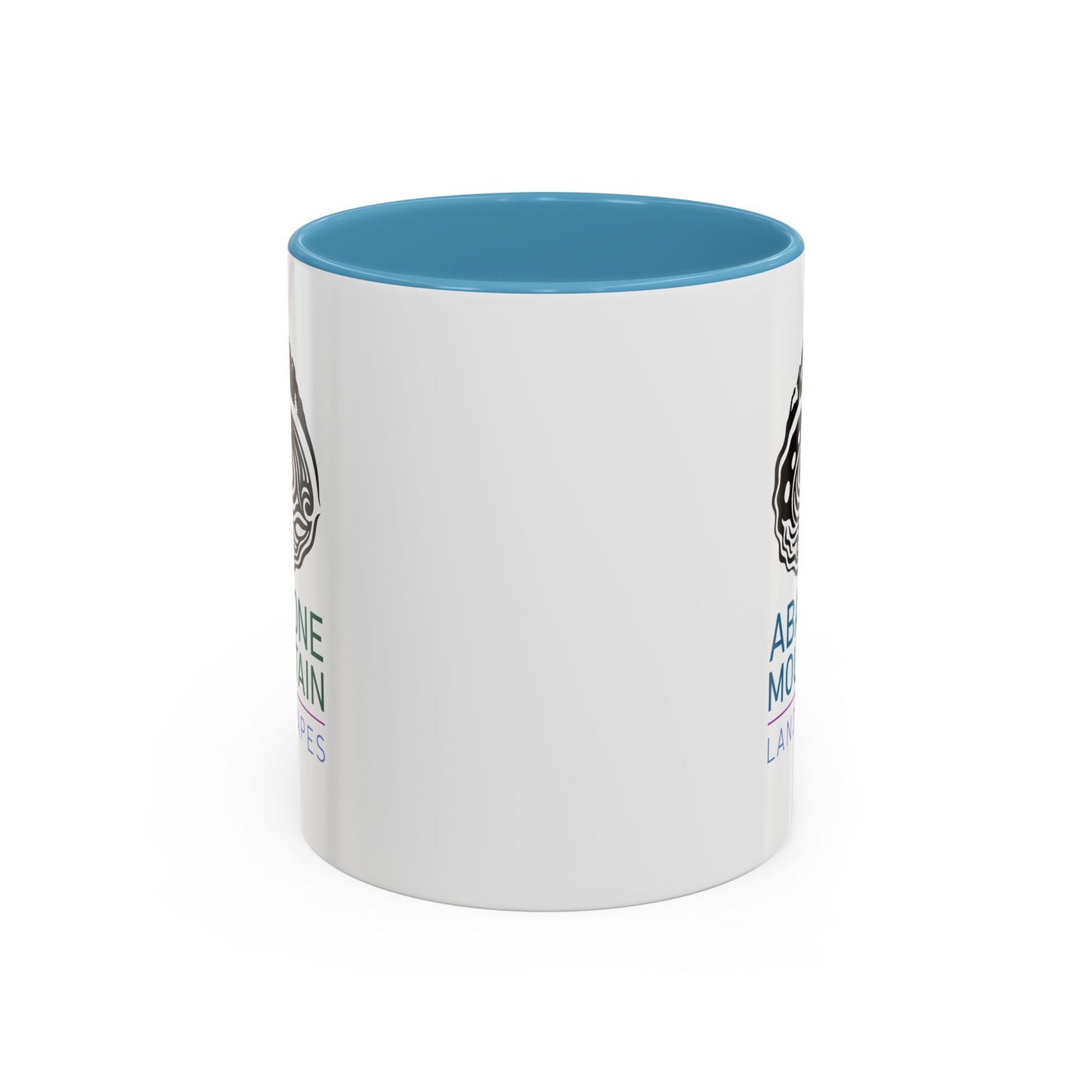 Accent Coffee Mug: Abalone - White