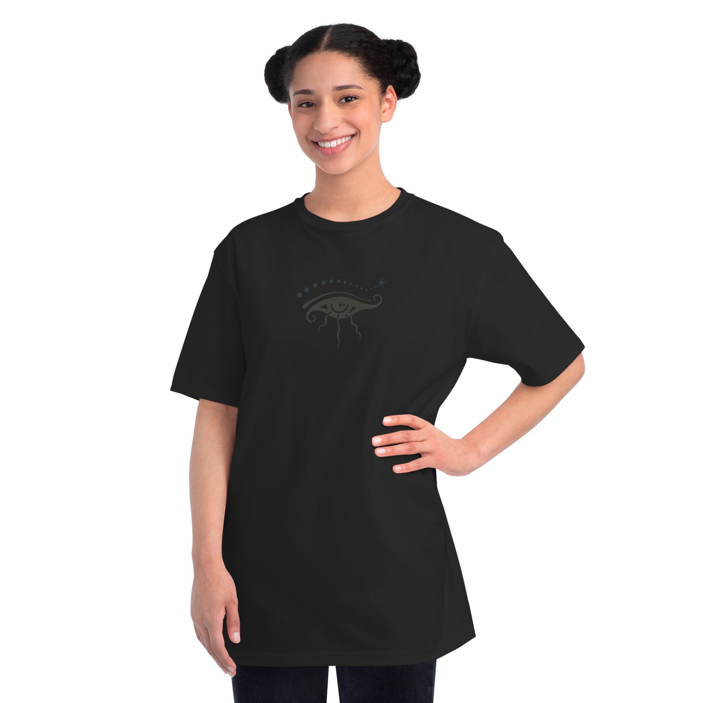 Organic Classic T-Shirt : Eye See You - Warm & Cool Gray print