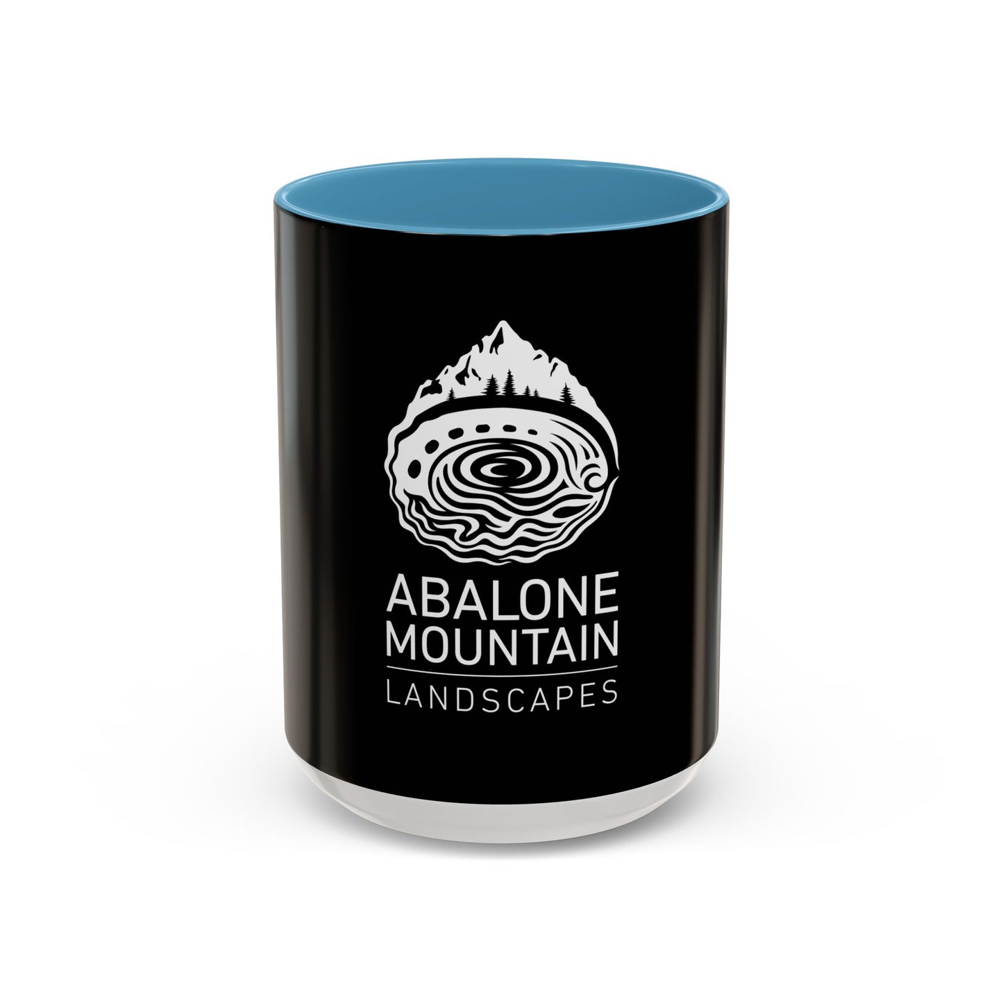 Accent Coffee Mug: Abalone - Black