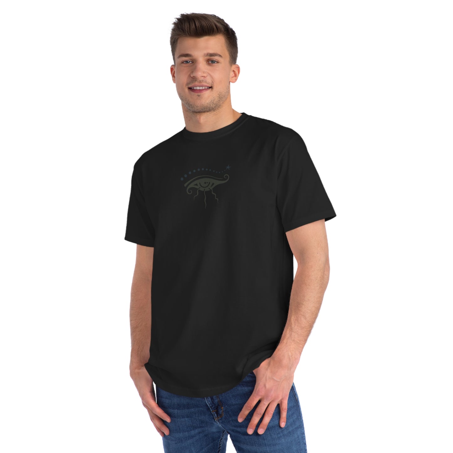 Organic Classic T-Shirt : Eye See You - Warm & Cool Gray print