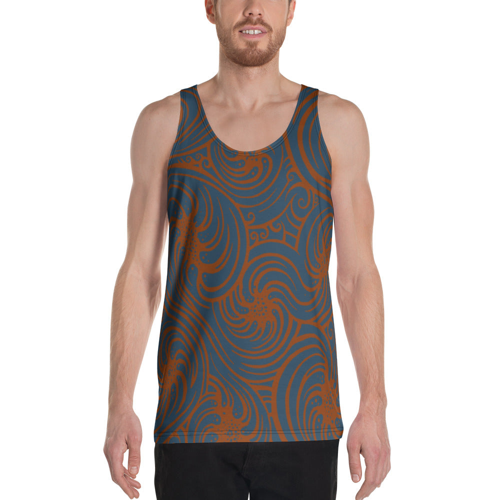Unisex Tank Top : Cosmic Swirl :