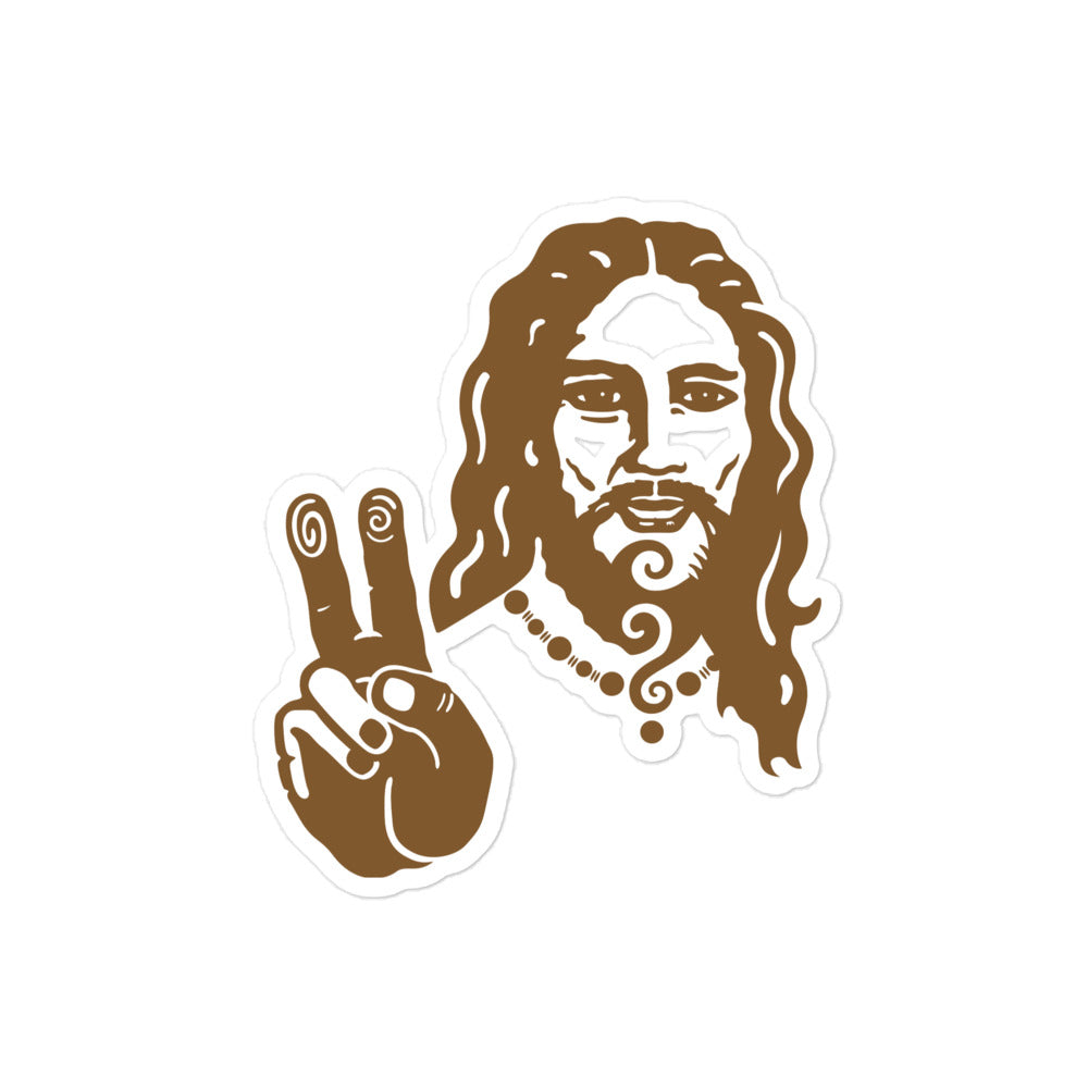 Bubble-free stickers : Peace Jesus