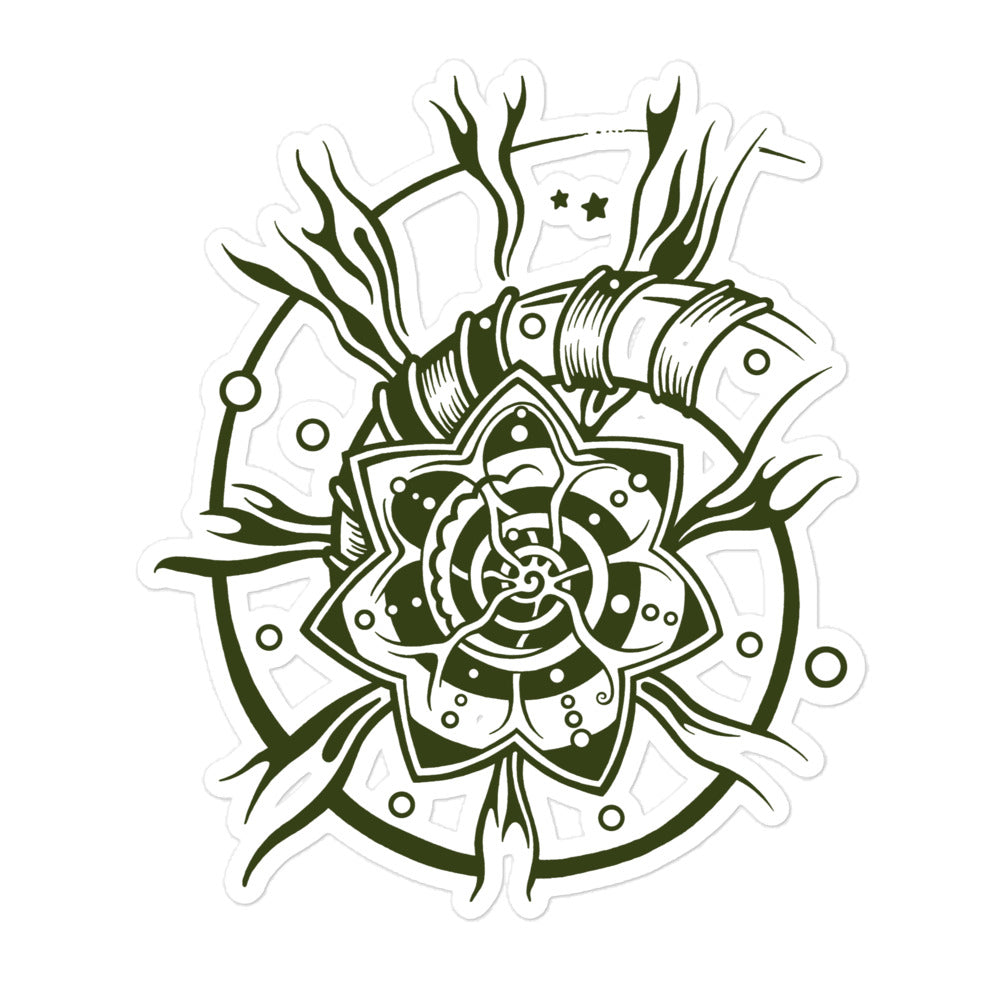 Bubble-free stickers : Starflower