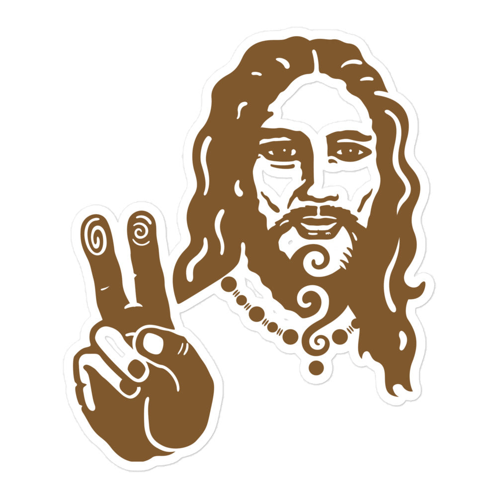 Bubble-free stickers : Peace Jesus