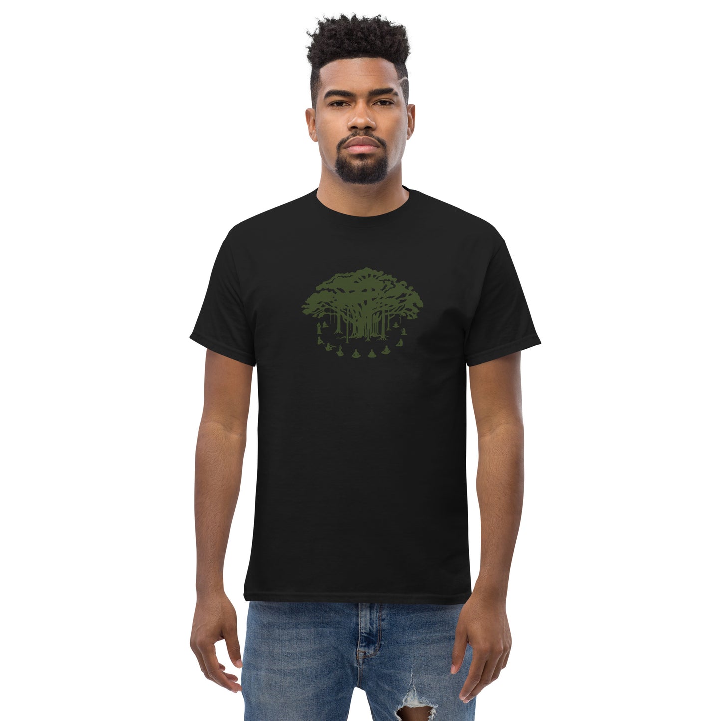 Men's Classic Tee - Communitree - Olive print