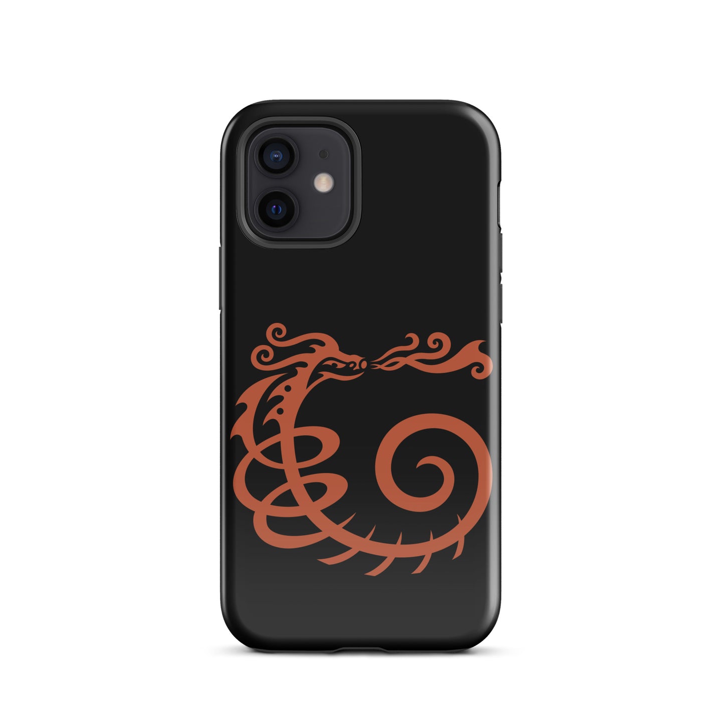 Tough Case for iPhone® : Dragon - Black w/ Red print