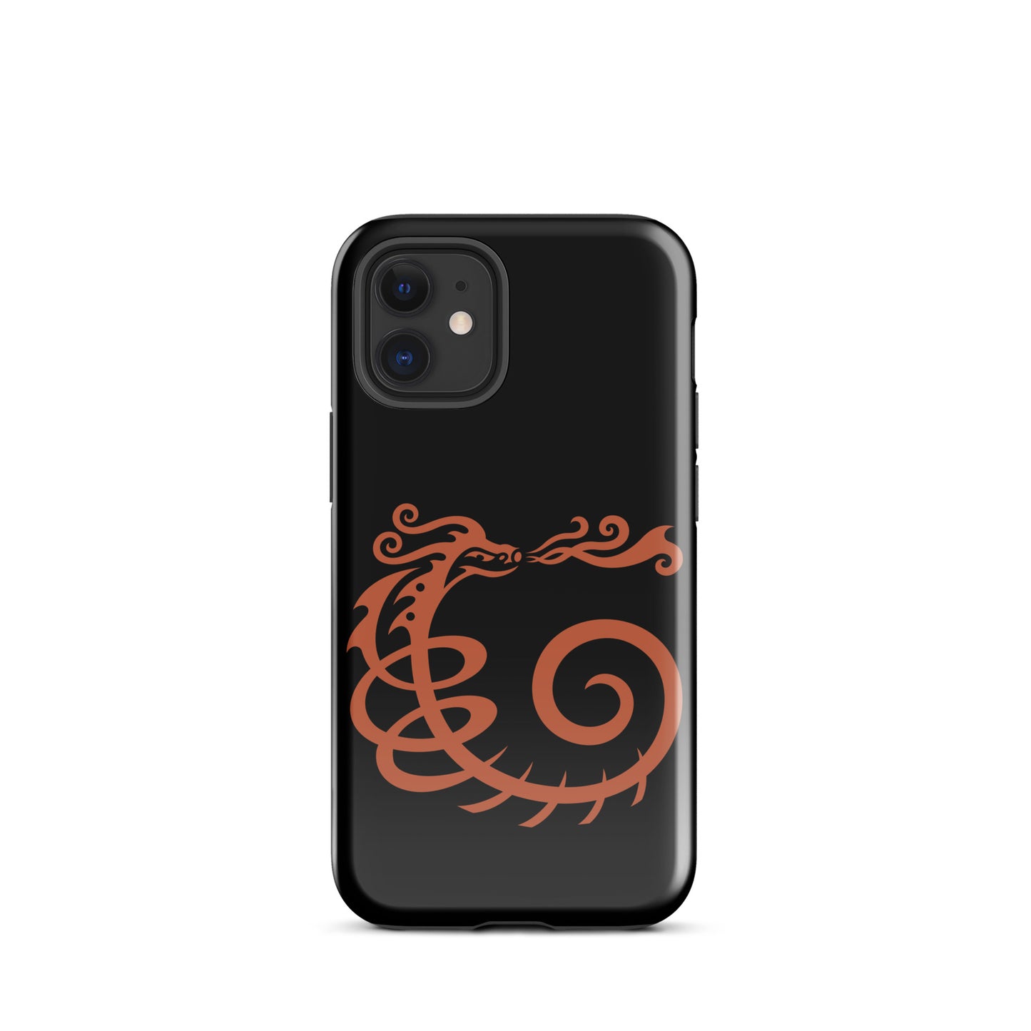 Tough Case for iPhone® : Dragon - Black w/ Red print