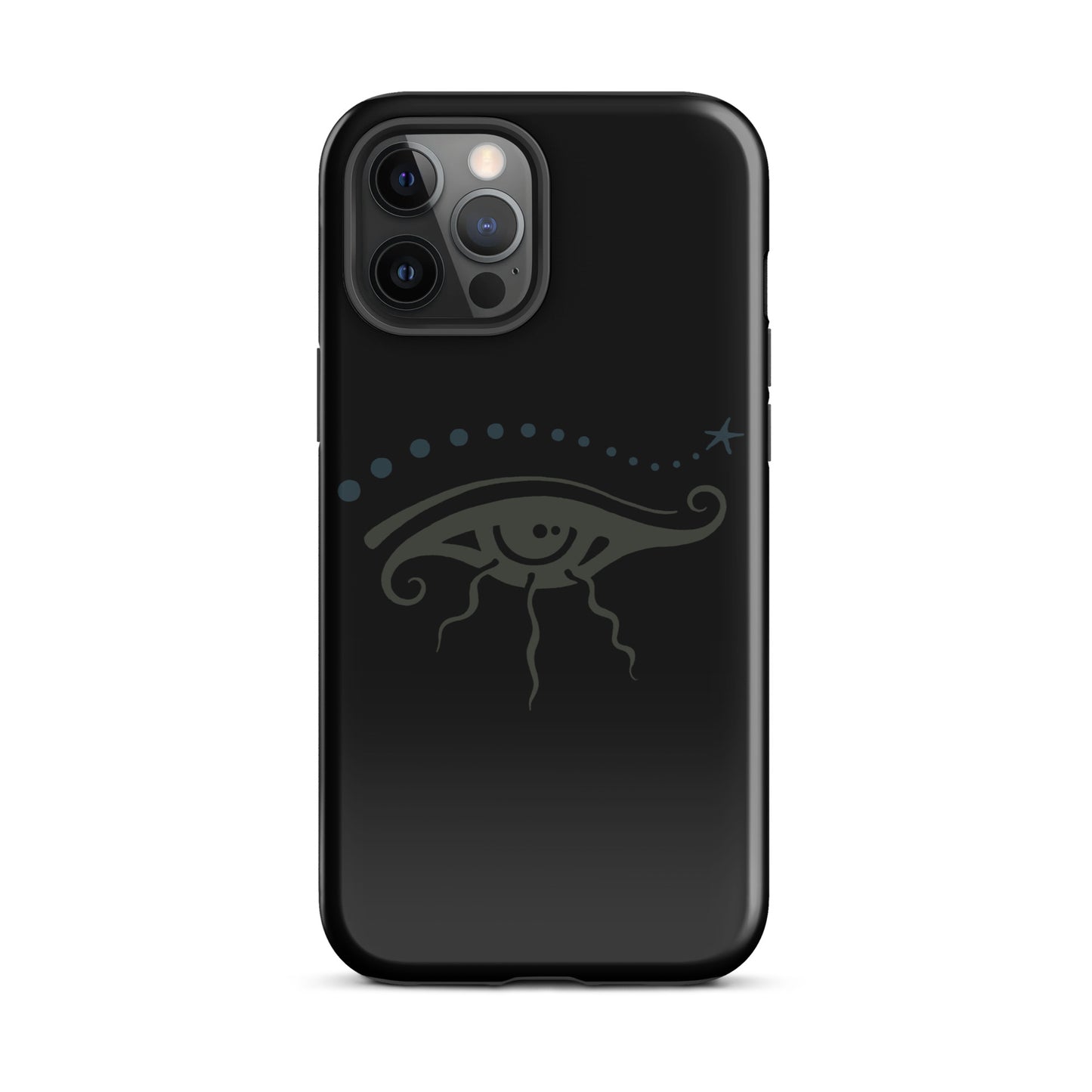 Tough Case for iPhone® : Eye See You - Black w/ Grays
