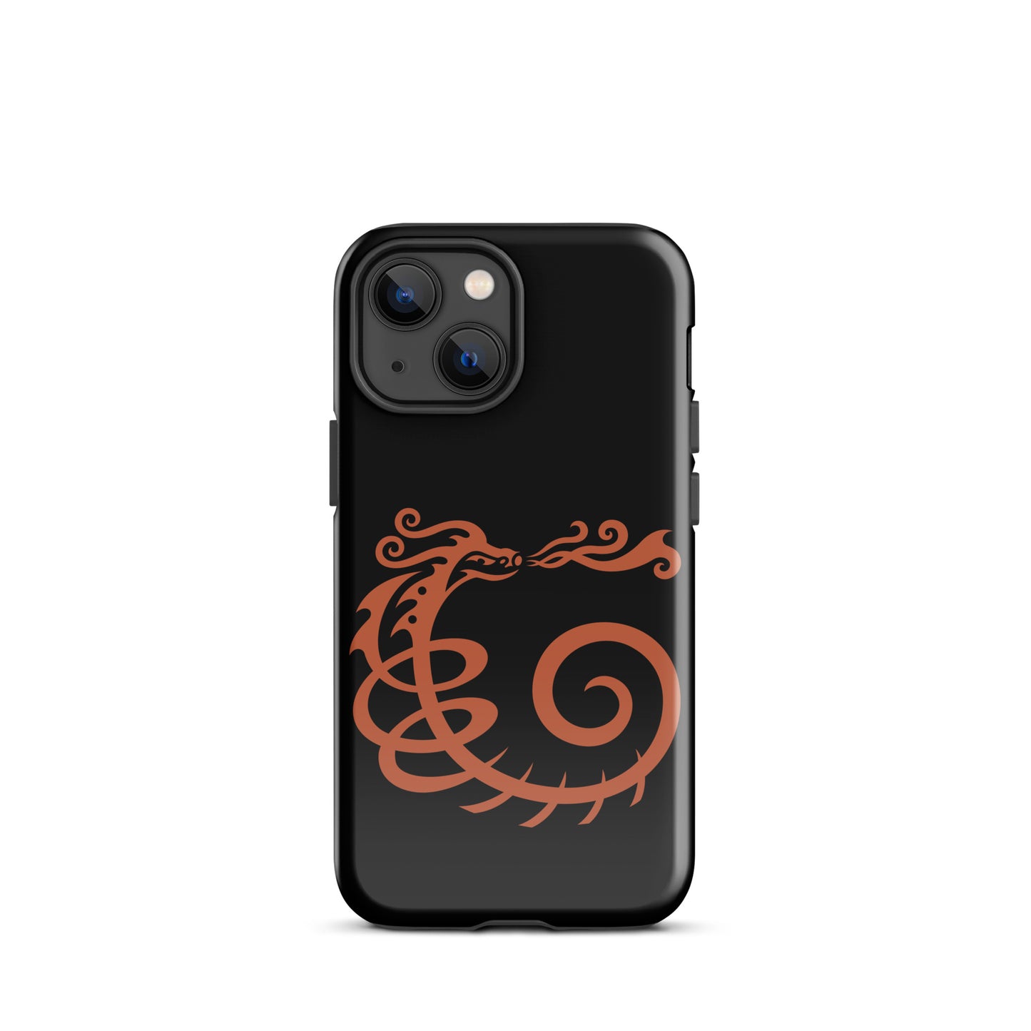Tough Case for iPhone® : Dragon - Black w/ Red print