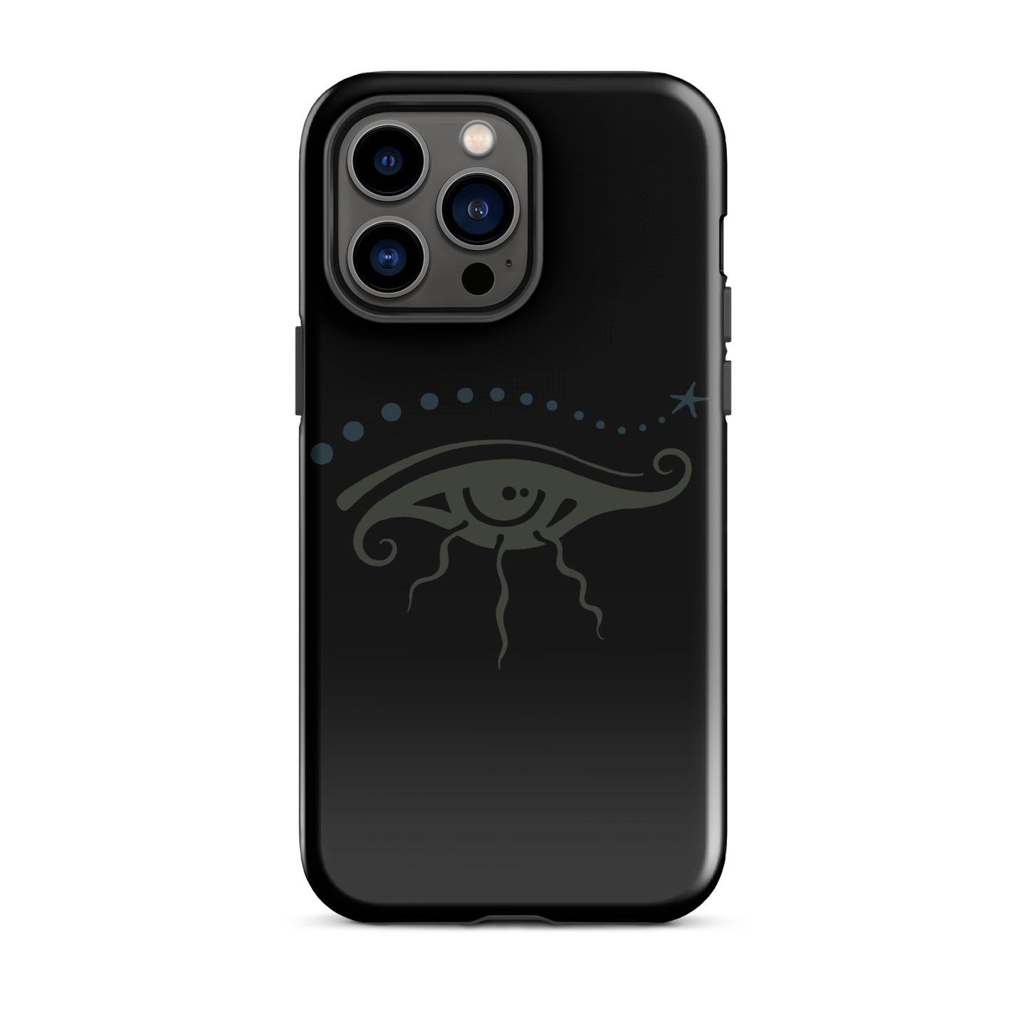 Tough Case for iPhone® : Eye See You - Black w/ Grays