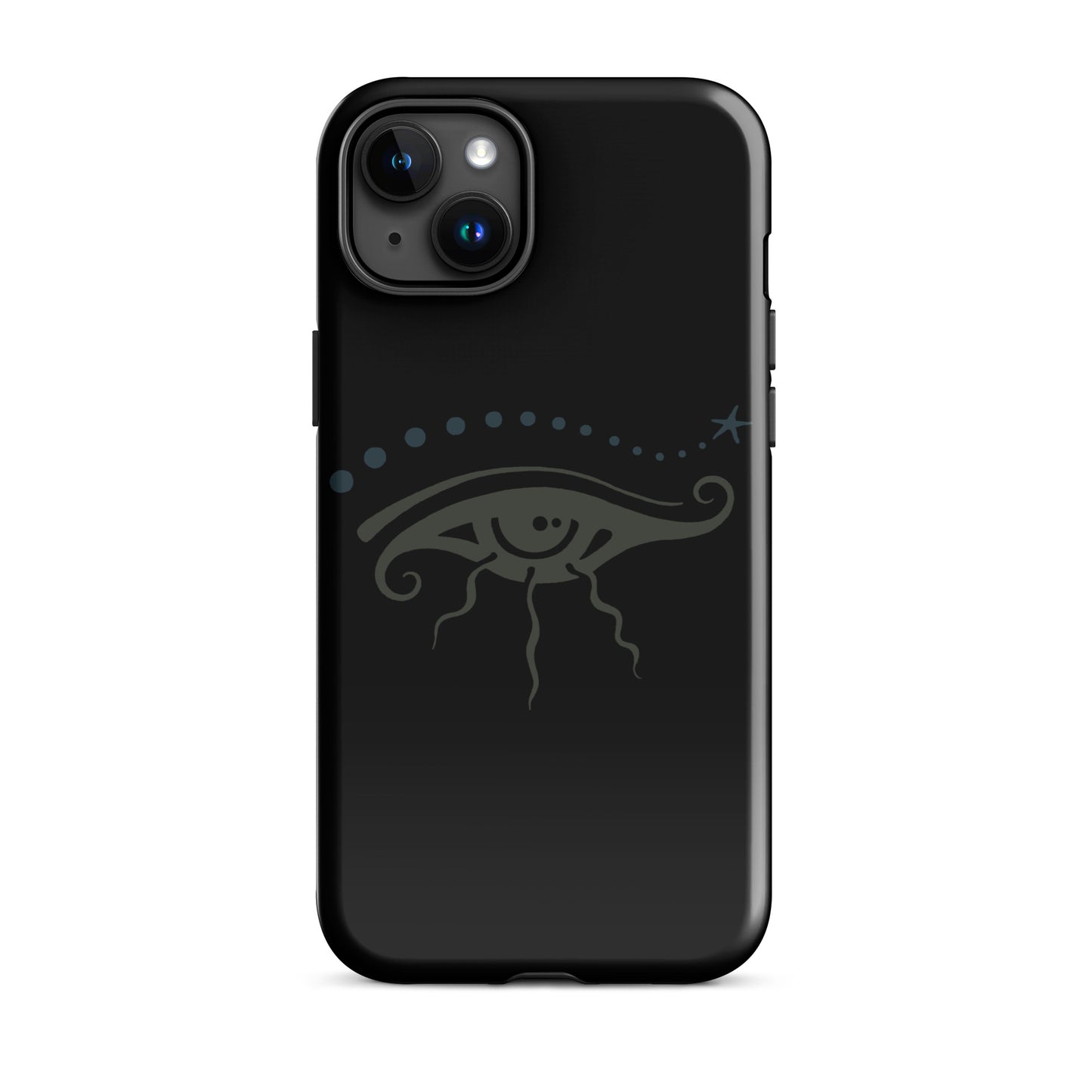 Tough Case for iPhone® : Eye See You - Black w/ Grays