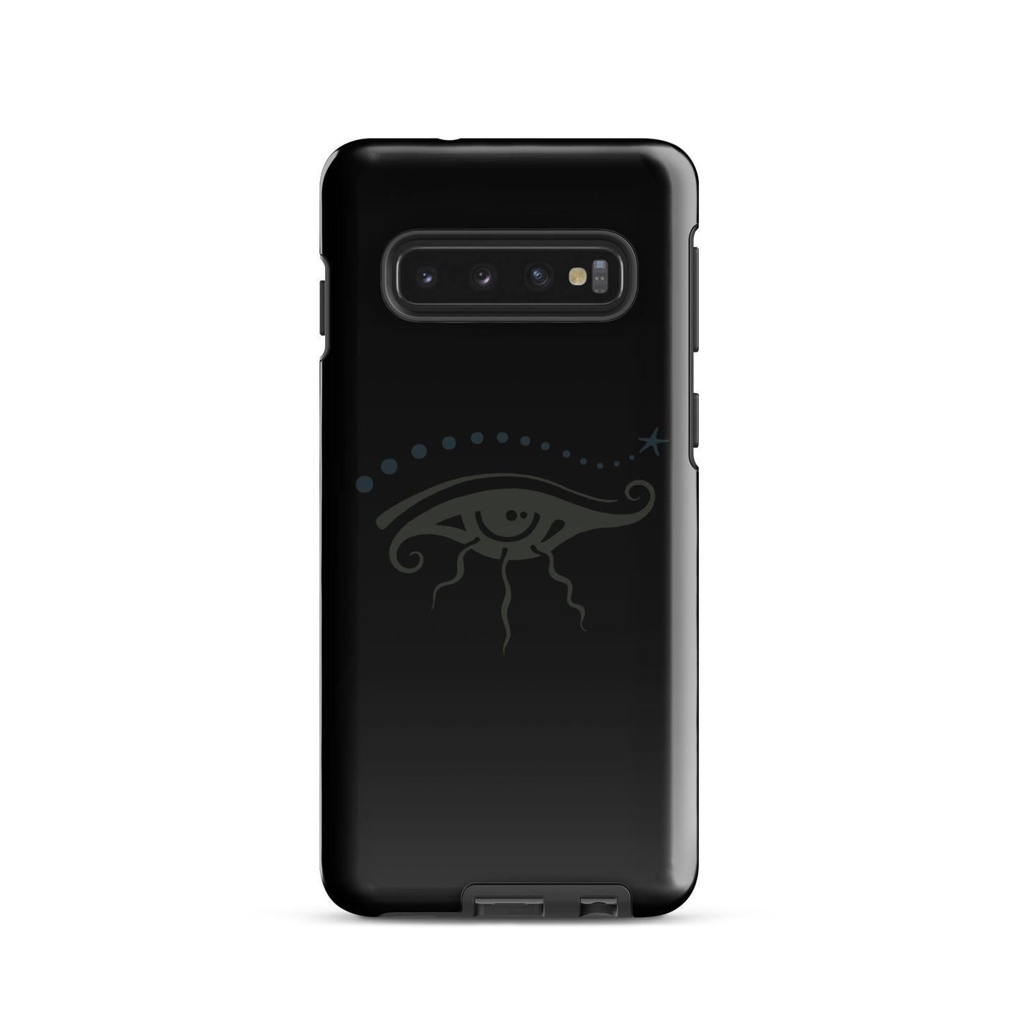Tough case for Samsung® : Eye See You - Black w/ Gray print