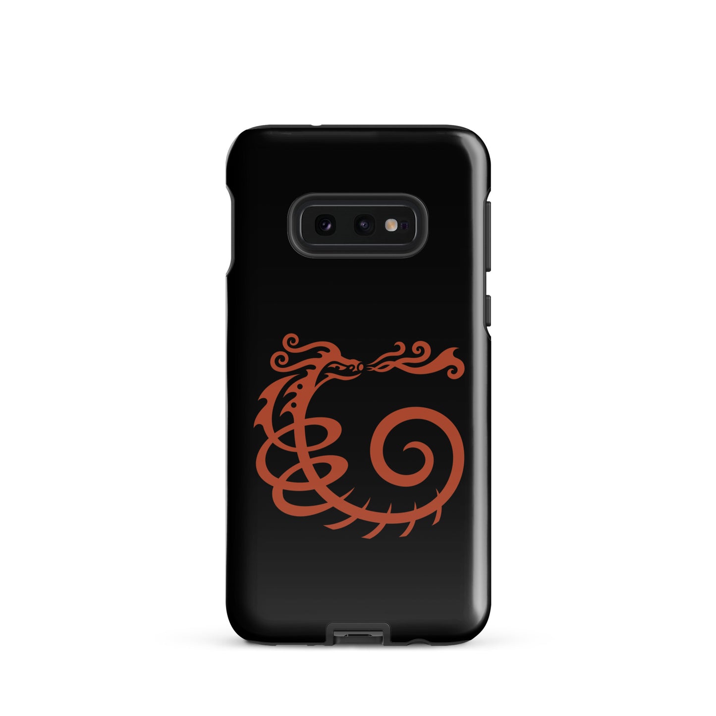 Tough case for Samsung® : Dragon - Black w/ Red print