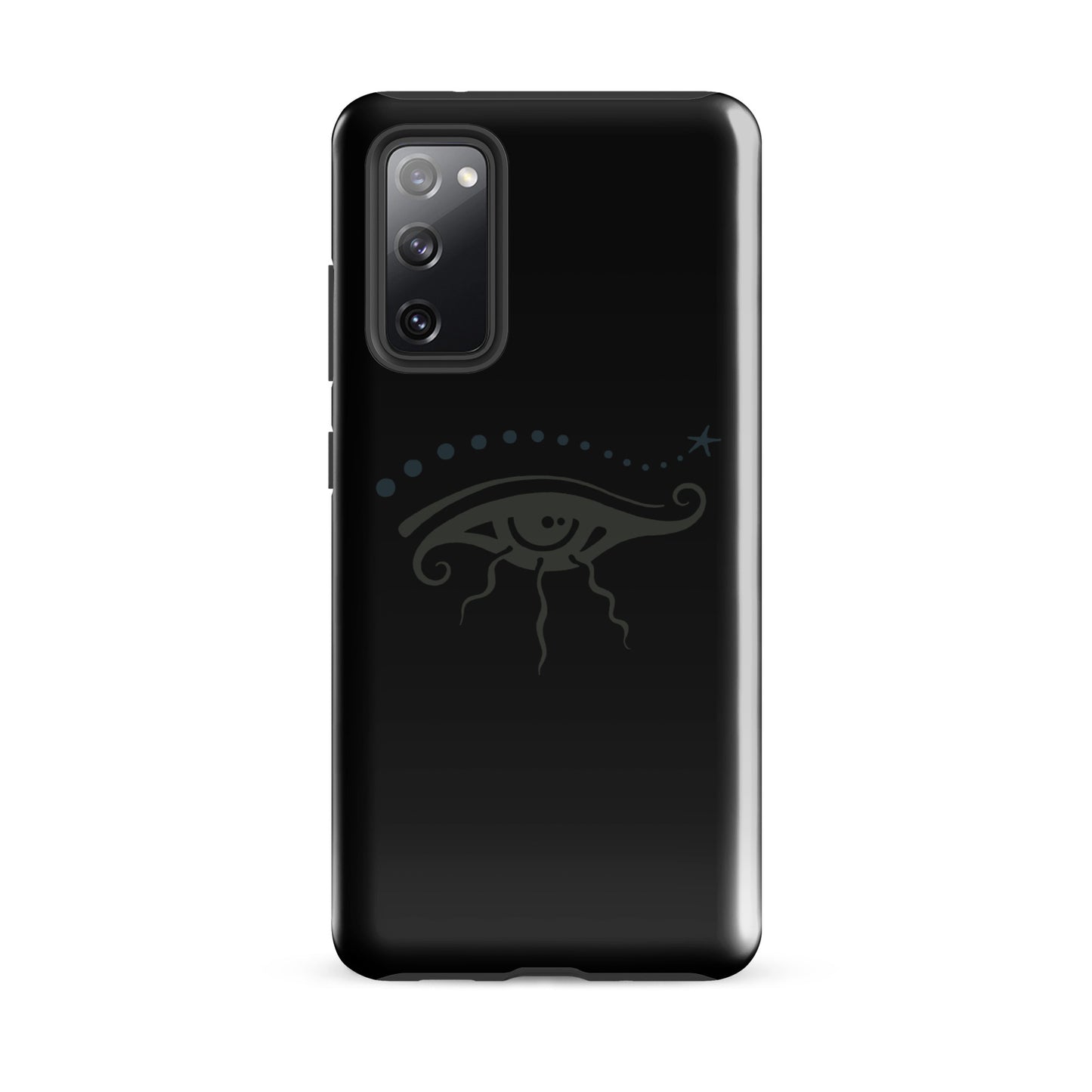 Tough case for Samsung® : Eye See You - Black w/ Gray print