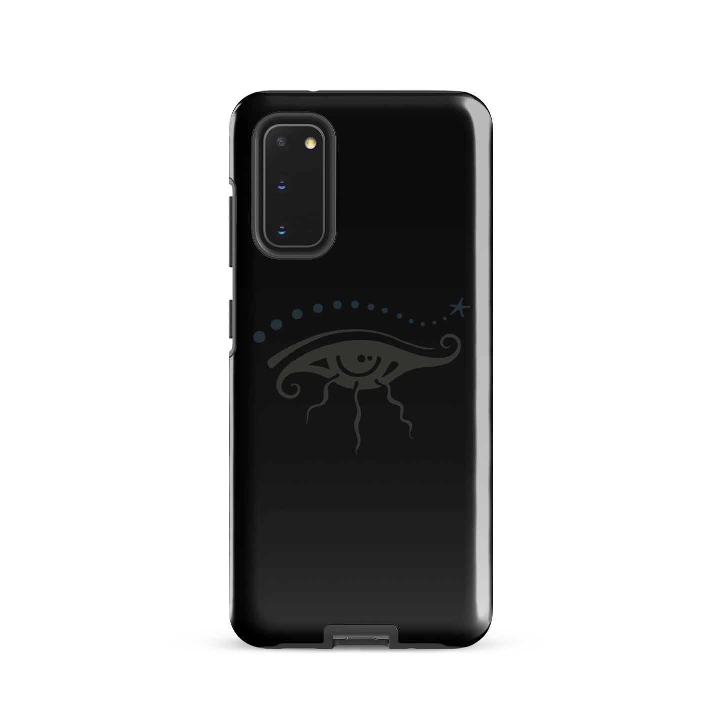 Tough case for Samsung® : Eye See You - Black w/ Gray print