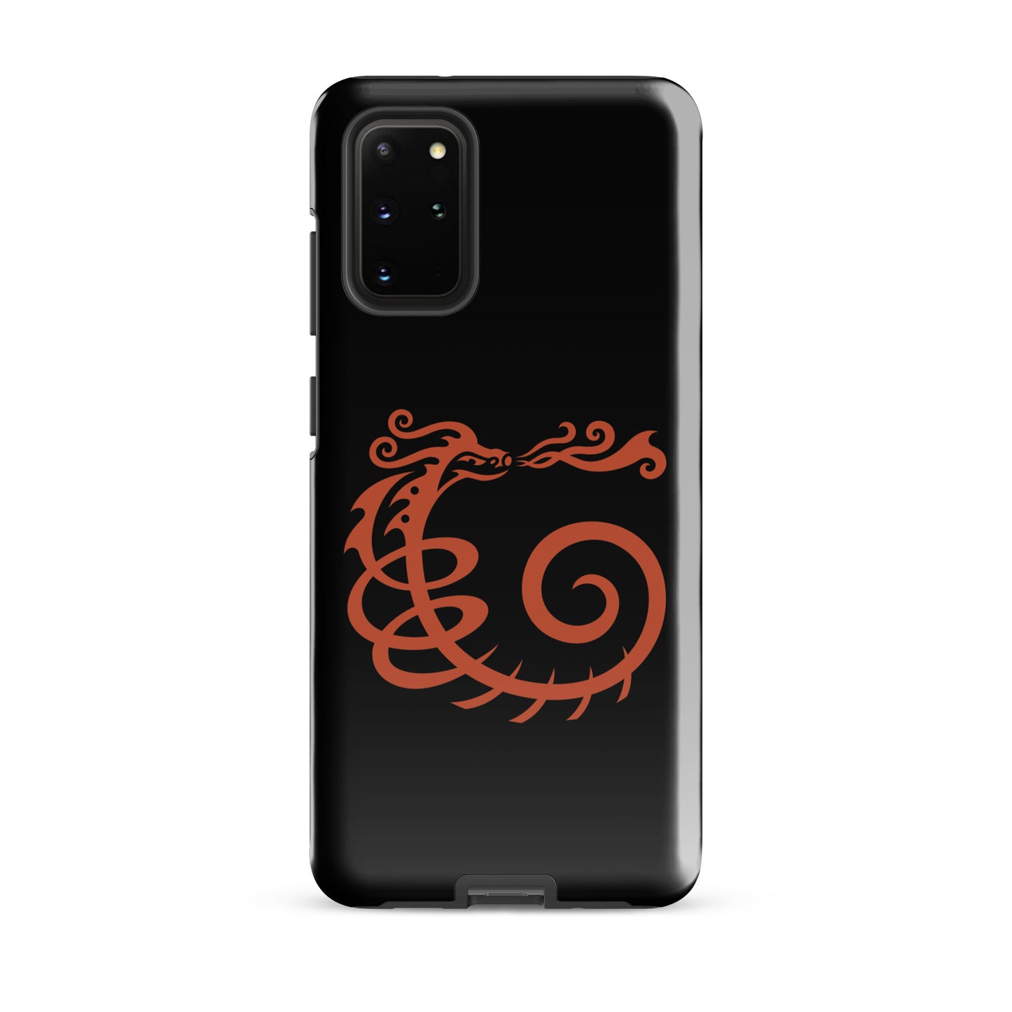Tough case for Samsung® : Dragon - Black w/ Red print