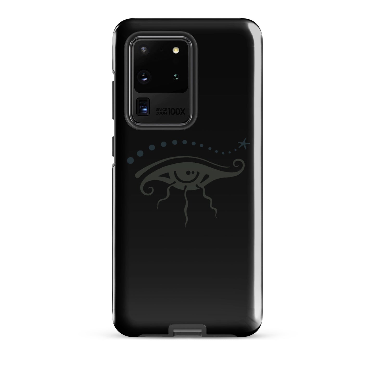 Tough case for Samsung® : Eye See You - Black w/ Gray print