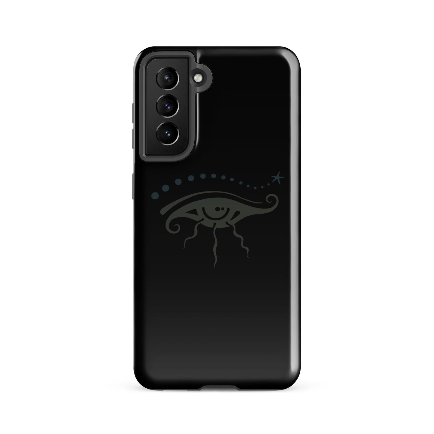 Tough case for Samsung® : Eye See You - Black w/ Gray print