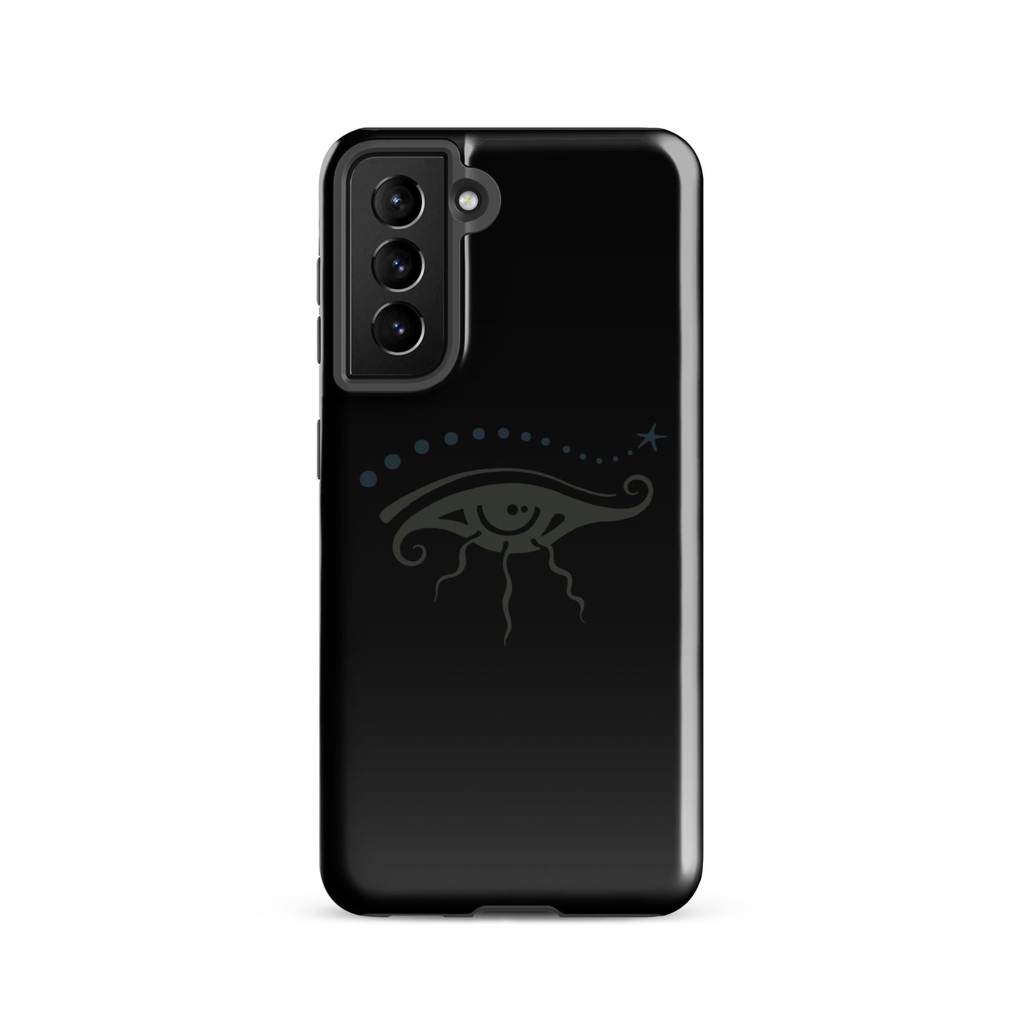 Tough case for Samsung® : Eye See You - Black w/ Gray print
