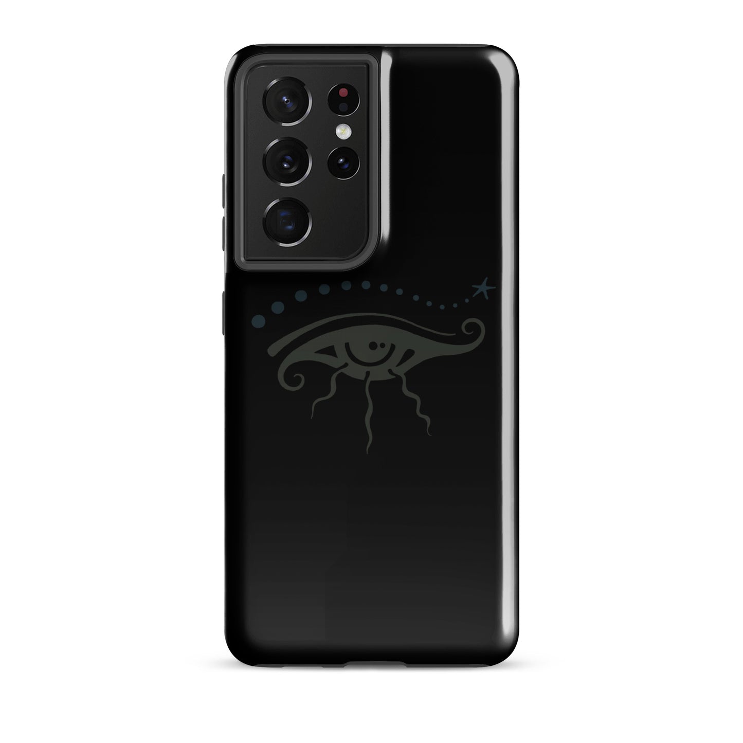 Tough case for Samsung® : Eye See You - Black w/ Gray print