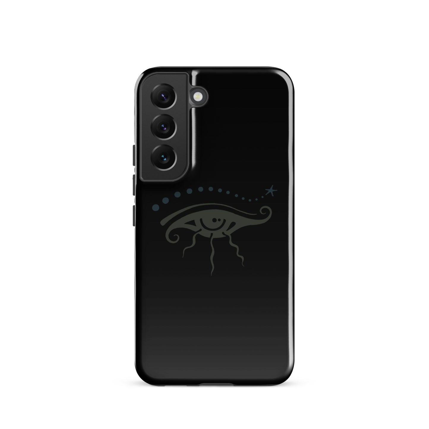 Tough case for Samsung® : Eye See You - Black w/ Gray print