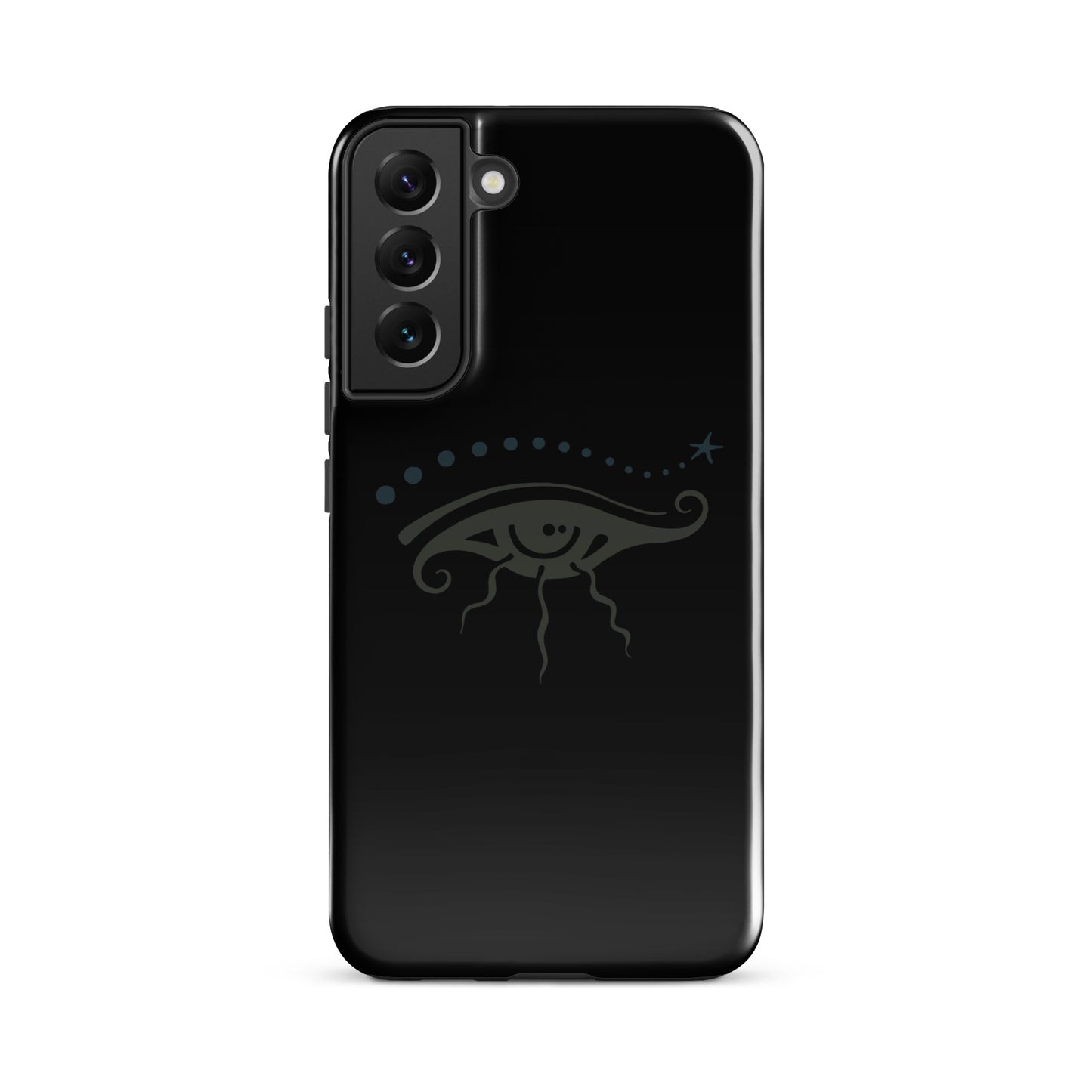 Tough case for Samsung® : Eye See You - Black w/ Gray print