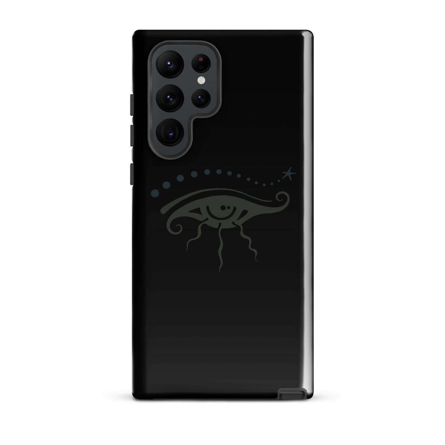Tough case for Samsung® : Eye See You - Black w/ Gray print