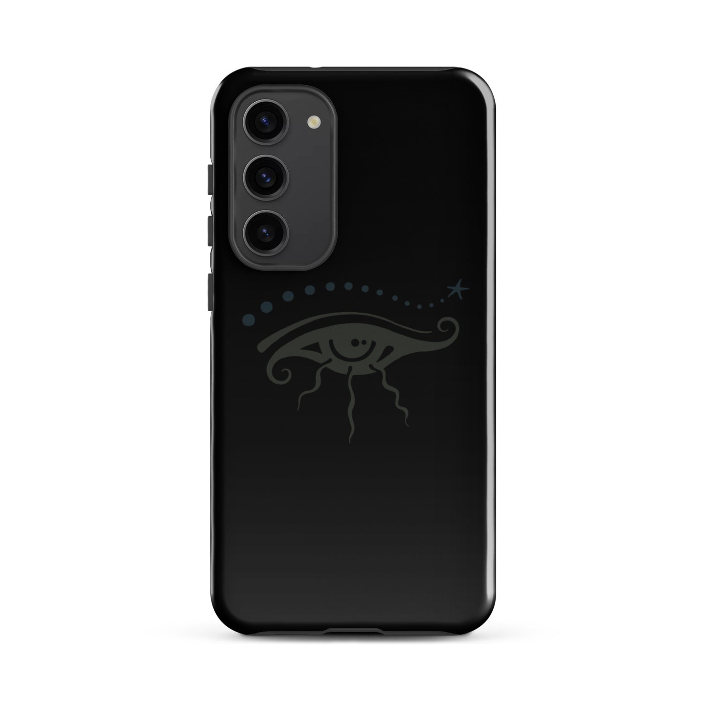 Tough case for Samsung® : Eye See You - Black w/ Gray print