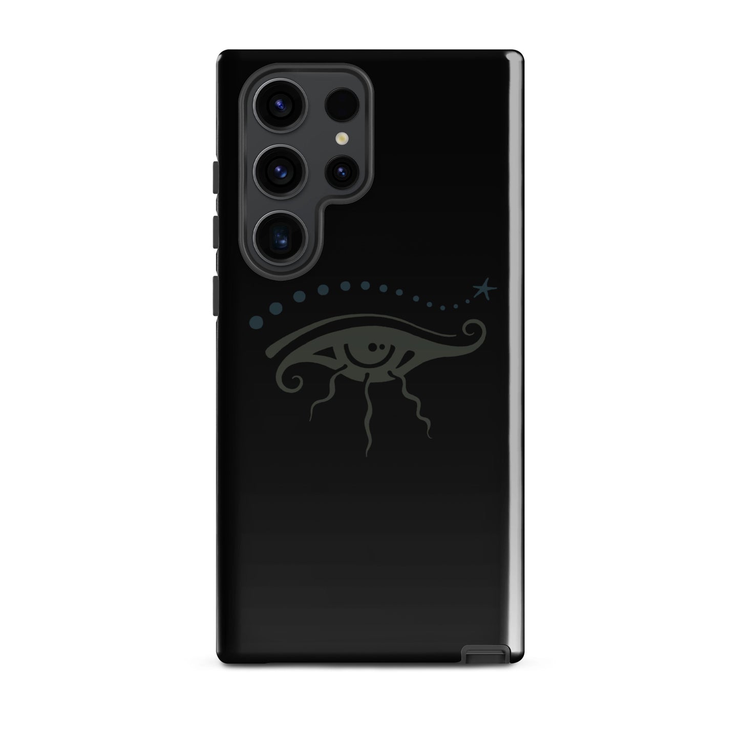 Tough case for Samsung® : Eye See You - Black w/ Gray print