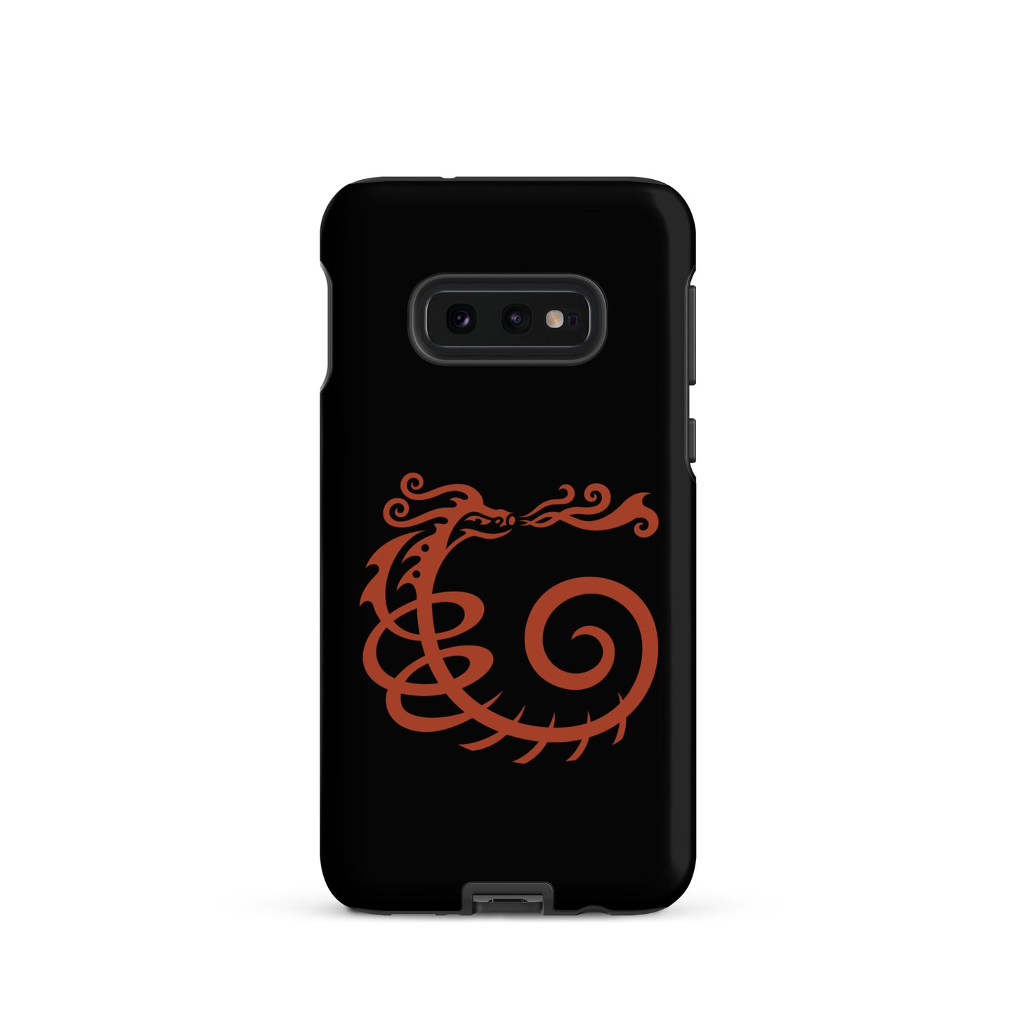 Tough case for Samsung® : Dragon - Black w/ Red print