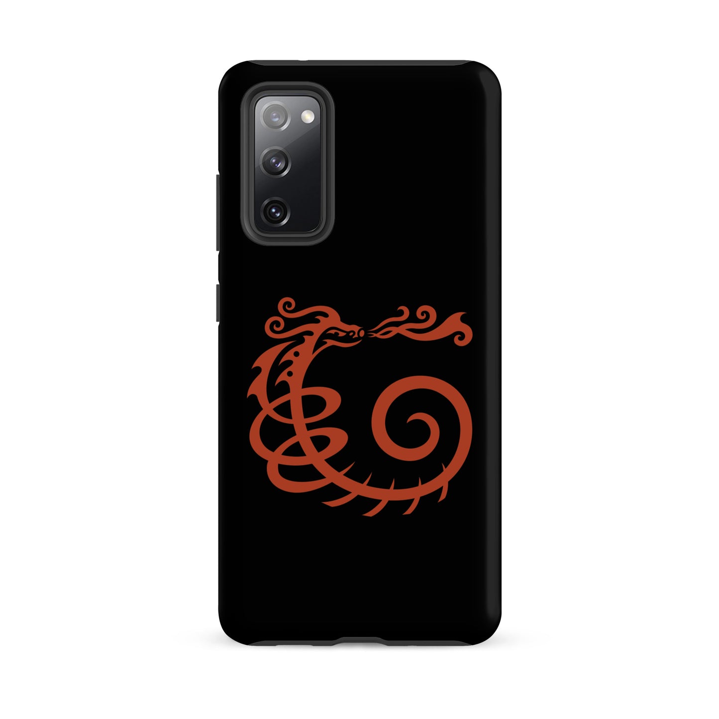 Tough case for Samsung® : Dragon - Black w/ Red print